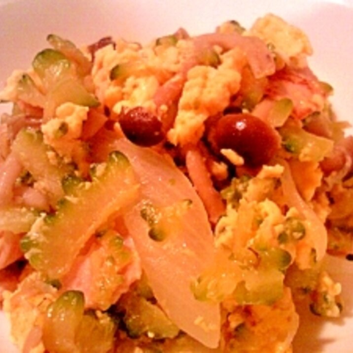 ★パンチ&豆腐抜き★ゴーヤチャンプルー風 野菜炒め